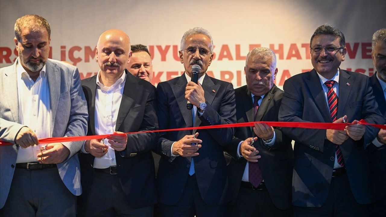 Ulaştırma Bakanı Uraloğlu, Trabzon'da Su Tesisini Açtı