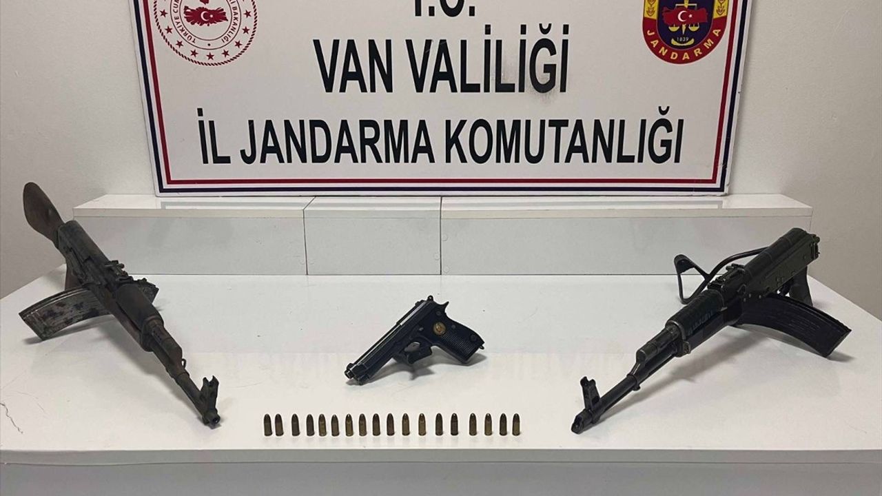 Van Başkale'de silah ve mühimmat operasyonu: 1 şüpheli gözaltında