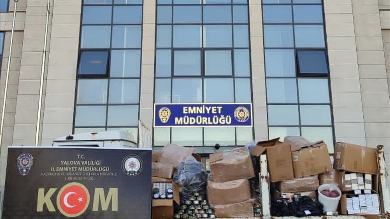 Yalova'da Kaçakçılık Operasyonu: Çok Sayıda Elektronik ve Tütün Ürünü Ele Geçirildi, 3 Gözaltı
