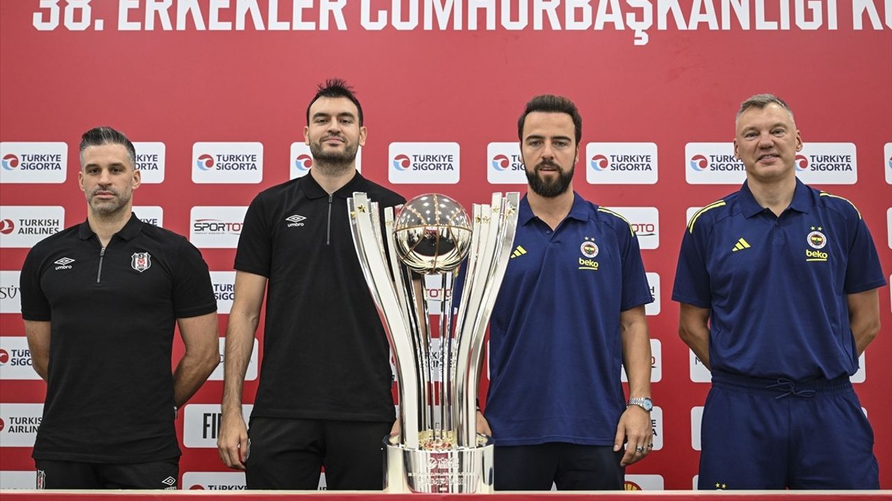 38. Erkekler Cumhurbaşkanlığı Kupası'nda Fenerbahçe Beko — Beşiktaş GAİN karşılaşması öncesi açıklamalar