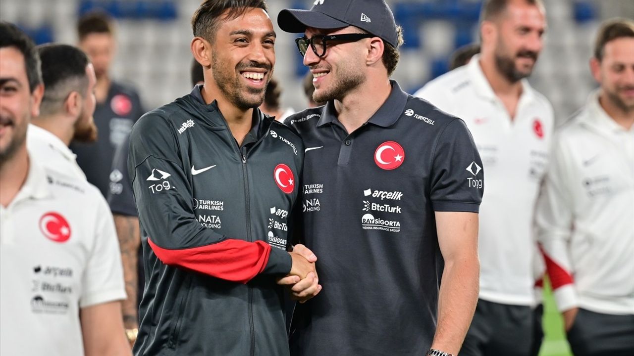 A Millî Takım, Boris Paichadze Ulusal Stadı'nda Yürüyüş Yapıp Son Kontrolleri Gerçekleştirdi