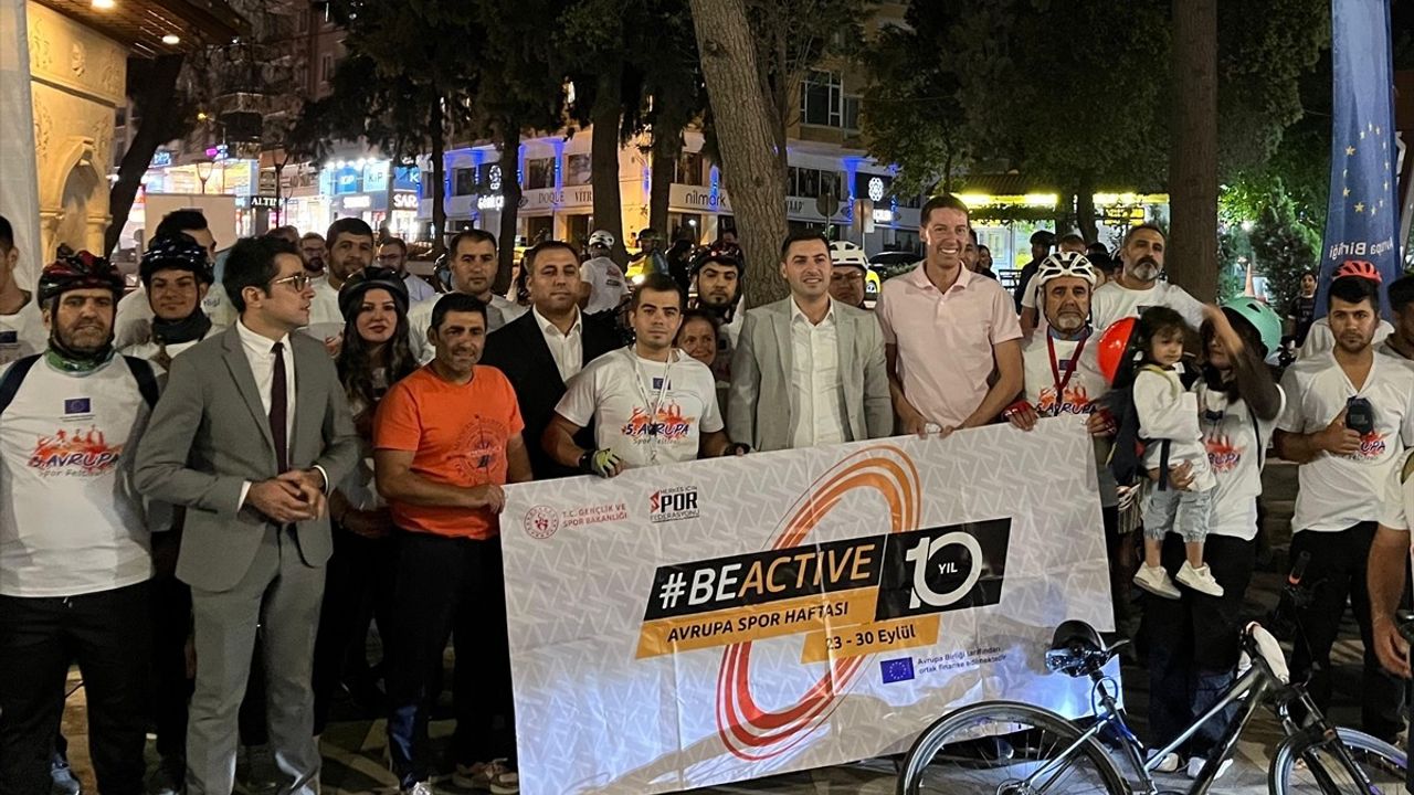 AB Türkiye Delegasyonu Maslahatgüzarı Jurgis Vilcinskas, Şanlıurfa'da Avrupa Spor Haftası Bisiklet Turuna Katıldı