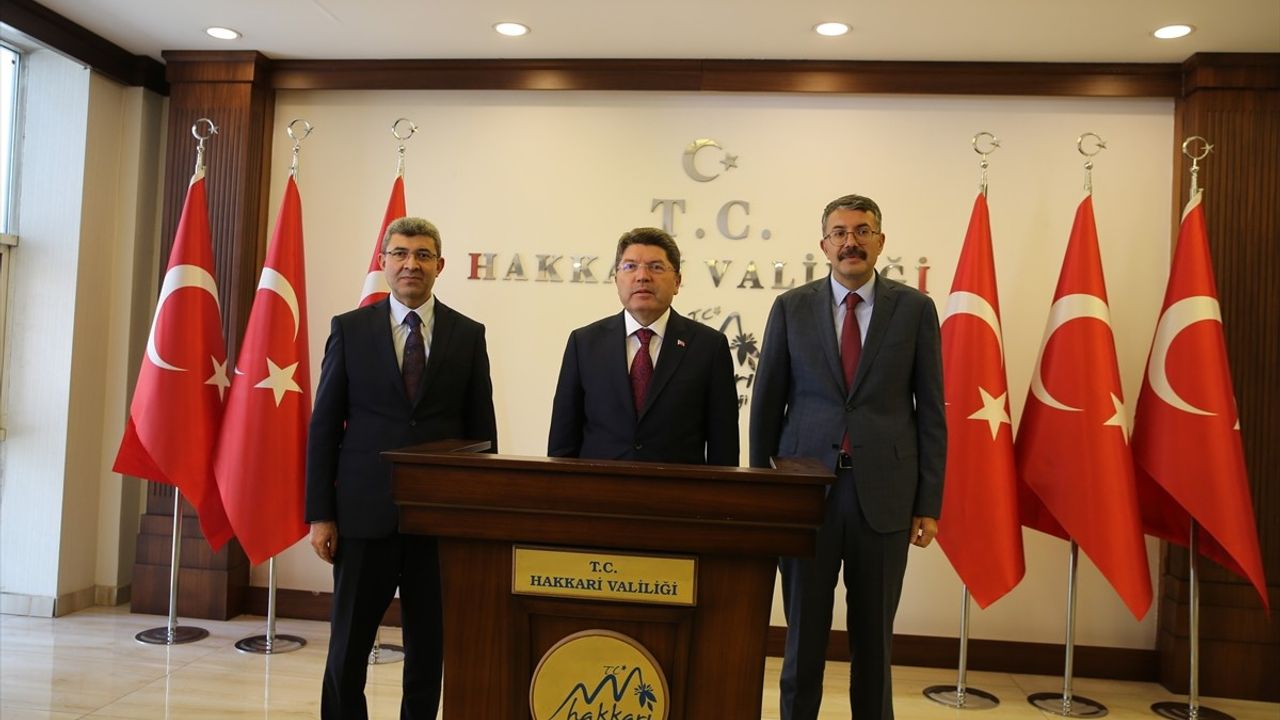 Adalet Bakanı Tunç: 'Terörsüz Türkiye' sürecünü sabote edenlere fırsat vermeyeceğiz — Hakkari Adalet Sarayı temel atıldı