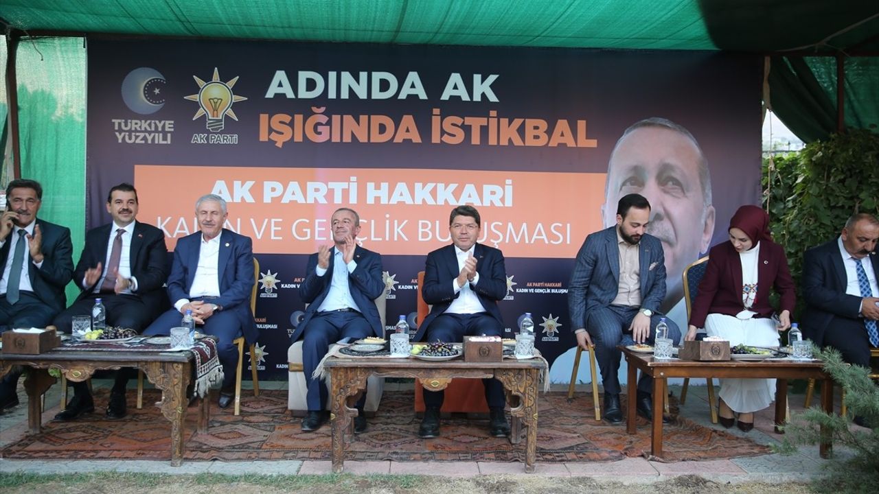 Adalet Bakanı Yılmaz Tunç: Hakkari'de istihdam, turizm ve 'Terörsüz Türkiye' vurgusu