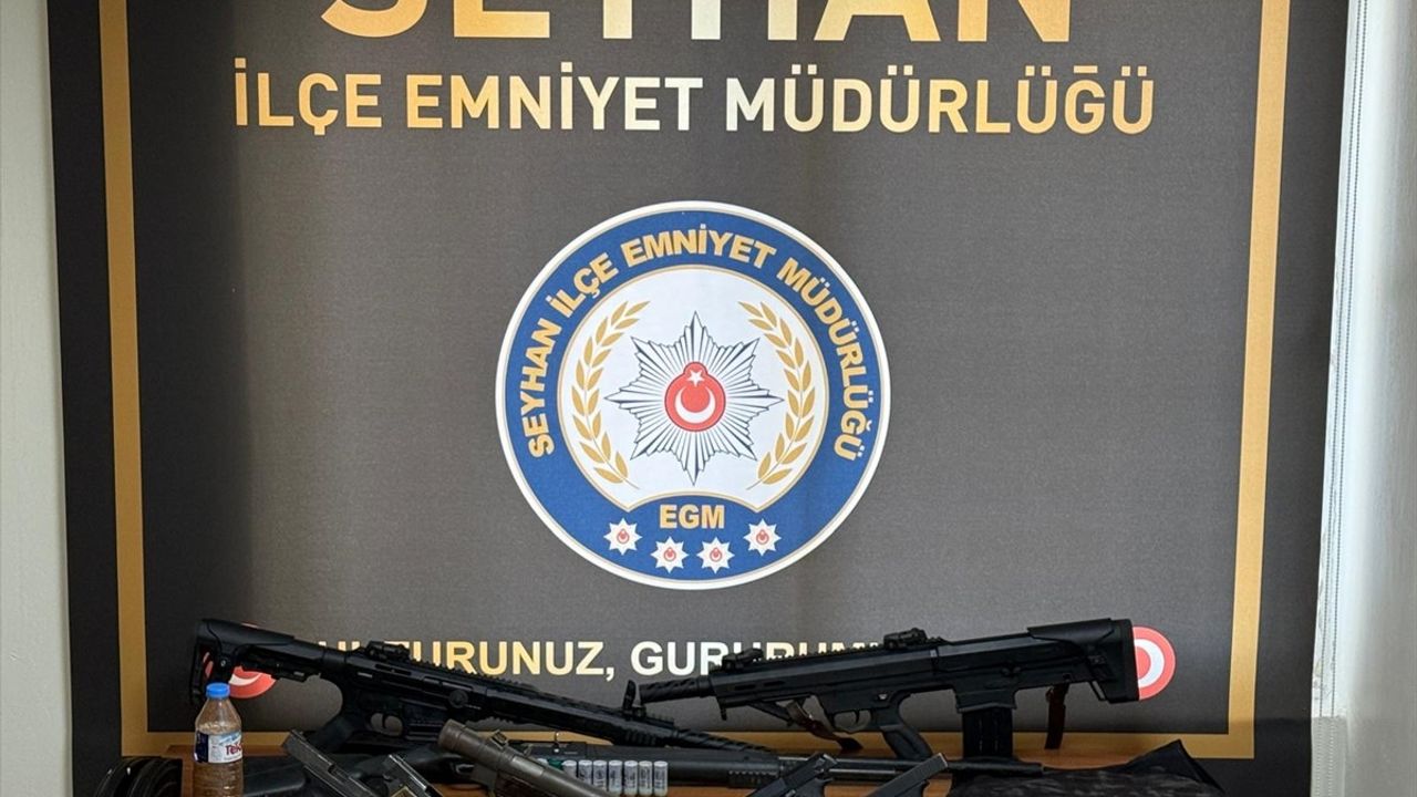 Adana'da ruhsatsız silah ve uyuşturucu operasyonunda 2 kişi tutuklandı