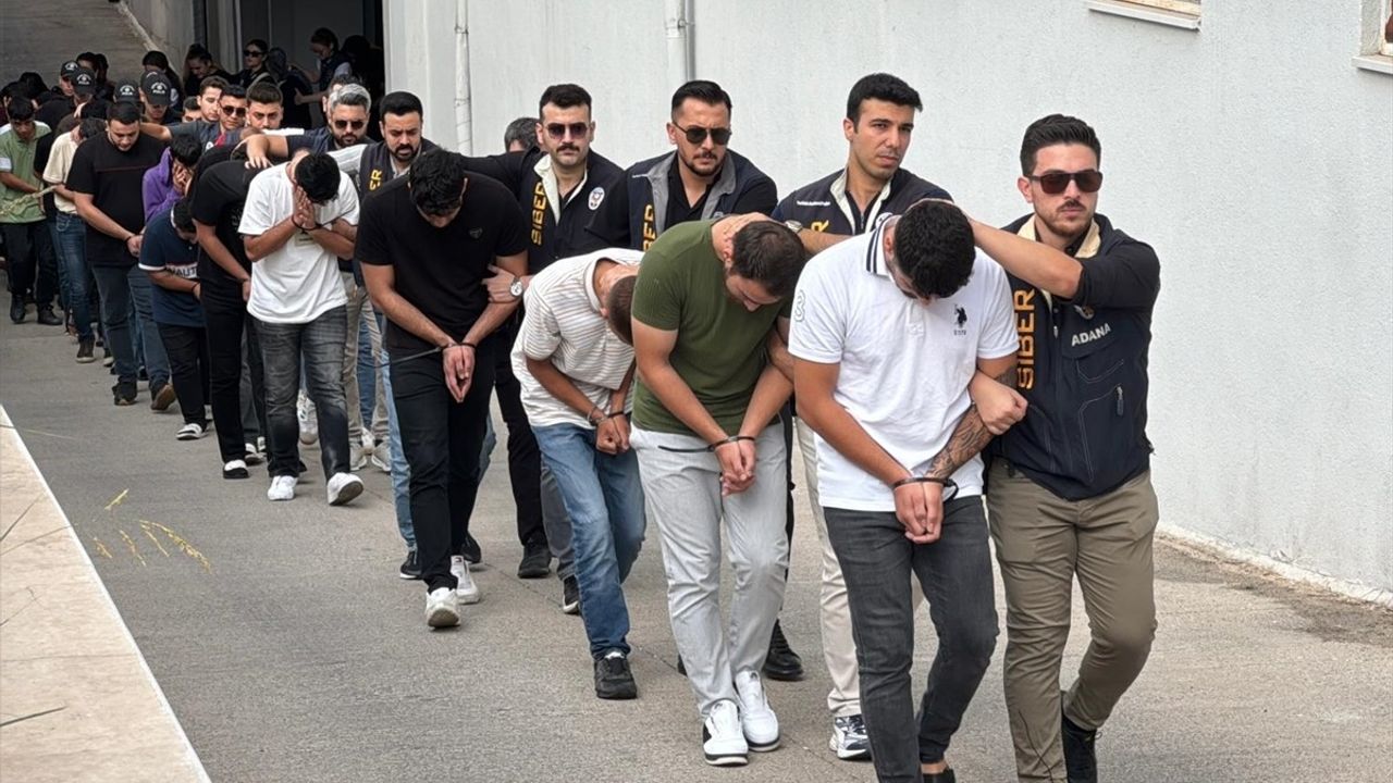 Adana merkezli yasa dışı bahis operasyonunda 21 şüpheli tutuklandı