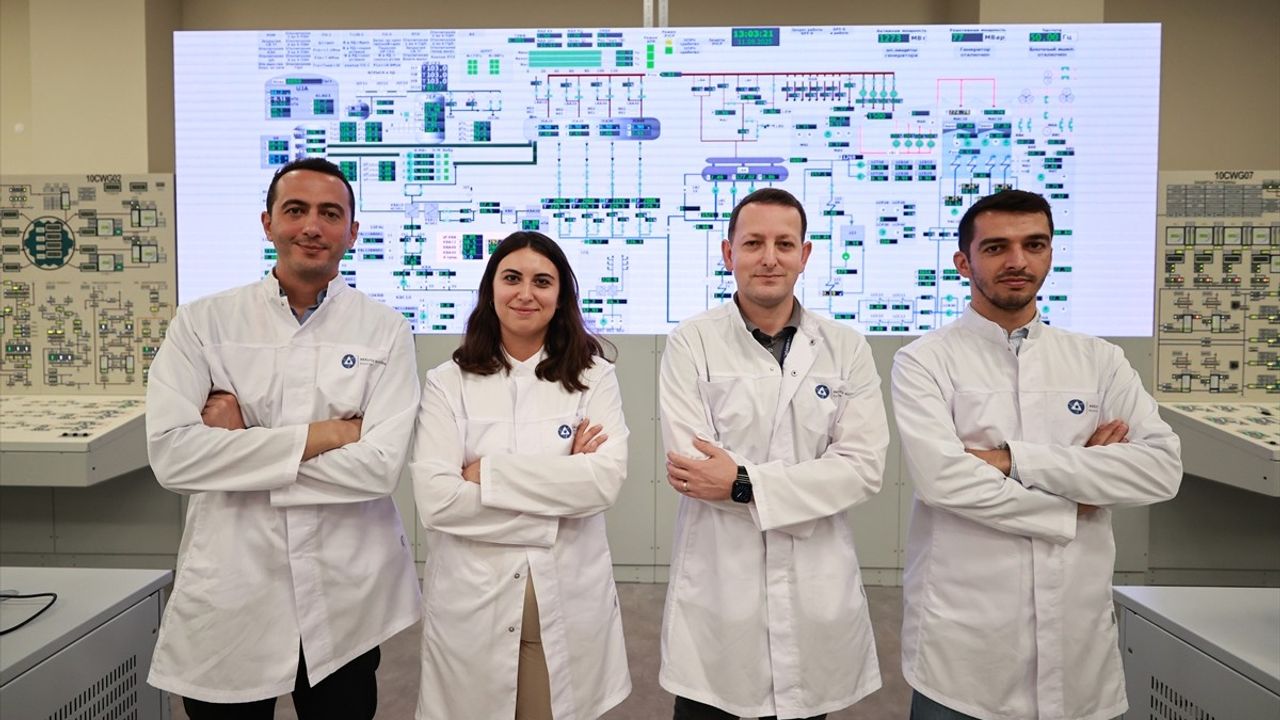 Akkuyu NGS'de 319 Türk mühendis, projenin işletmeye geçişinde kritik rol üstleniyor