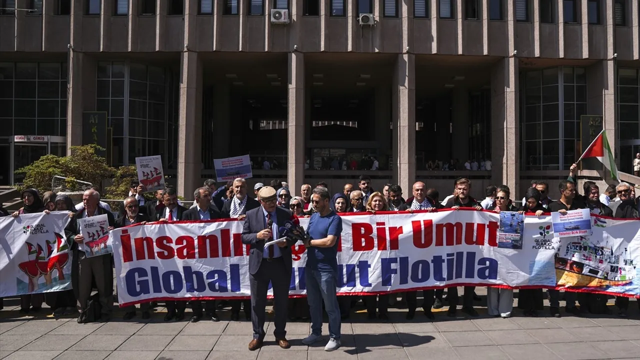 Ankara Barosu ve Dayanışma Platformları, Küresel Sumud Filosu saldırılarına suç duyurusunda bulundu