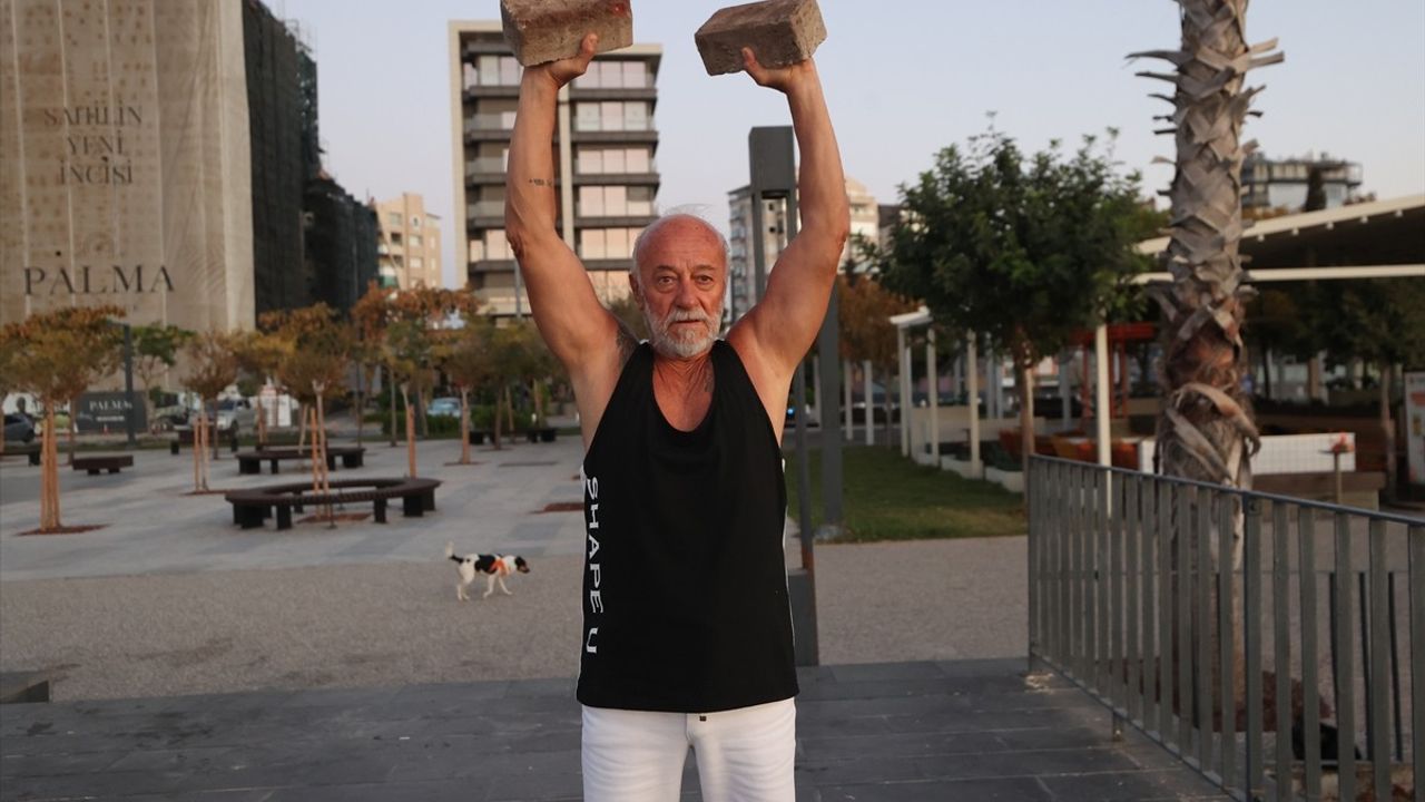 Antalya'nın "Herkül Dede"si Erkan Yılmazer: 76 yaşında düzenli sporla örnek oluyor