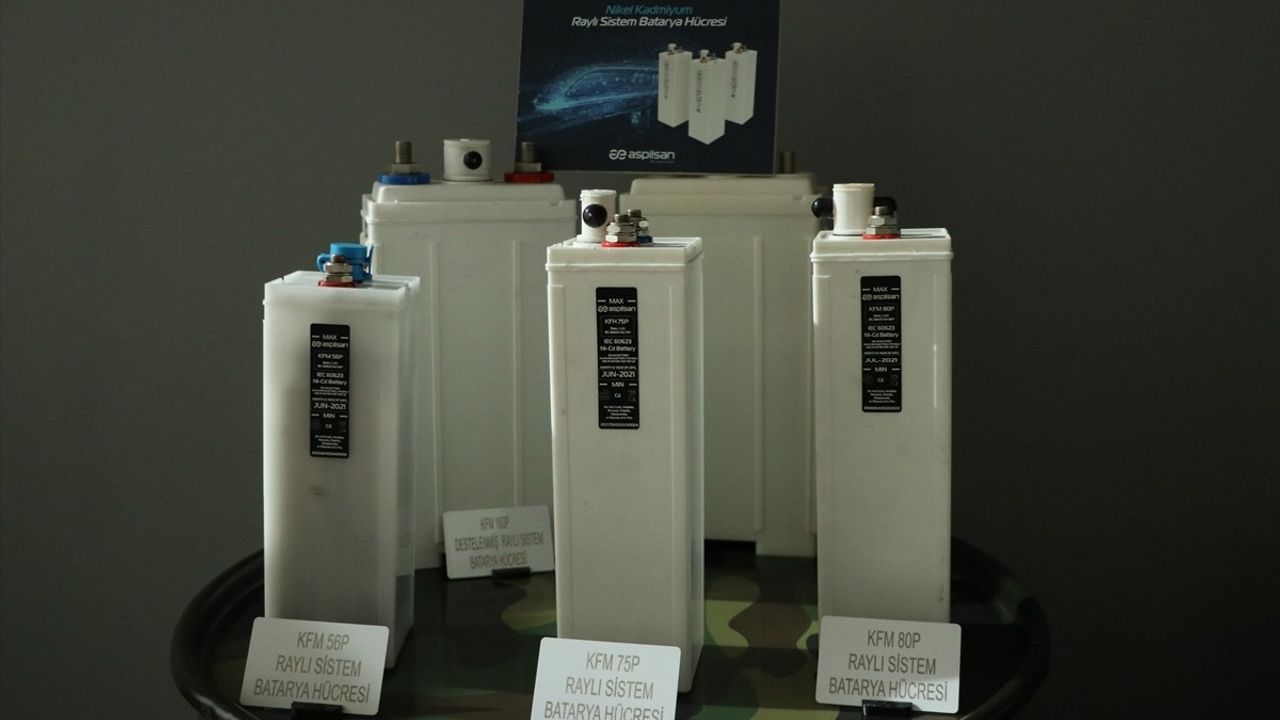 ASPİLSAN Enerji, Türkiye'nin raylı taşımacılığını yerli bataryalarla güçlendiriyor