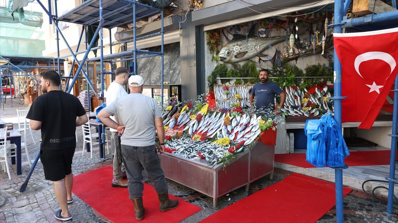 Av yasağının sona ermesiyle balık sezonu açıldı, tezgahlar doldu