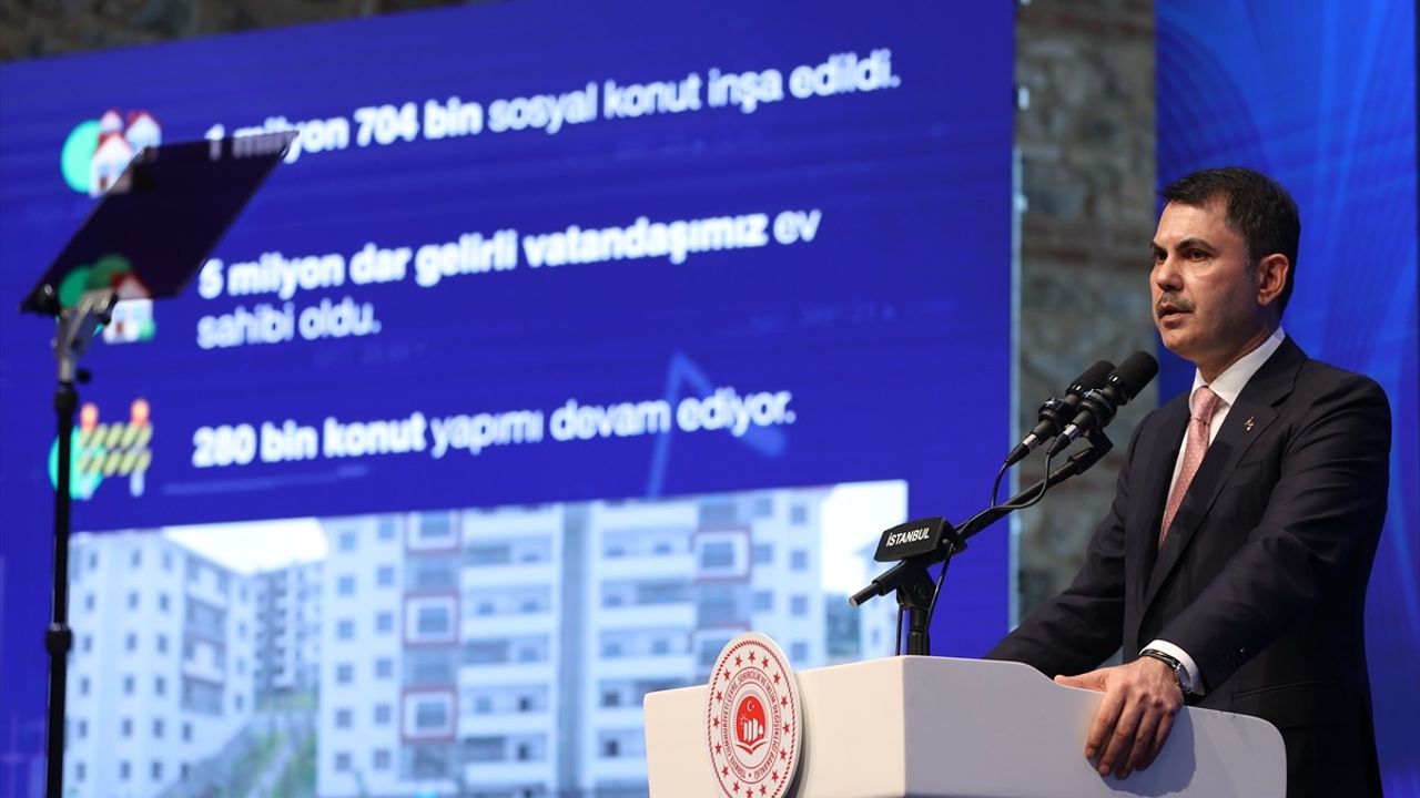 Bakan Kurum: Emlak Katılım Tasarruf Finansman Sistemiyle Faizsiz Ev, İşyeri ve Araç Edinimi