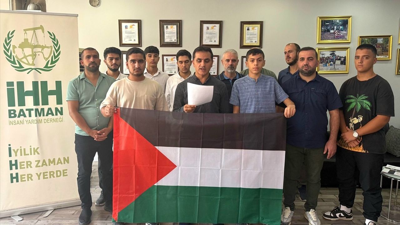 Batman İHH'den Küresel Sumud Filosu ve Filistin'e Destek Çağrısı
