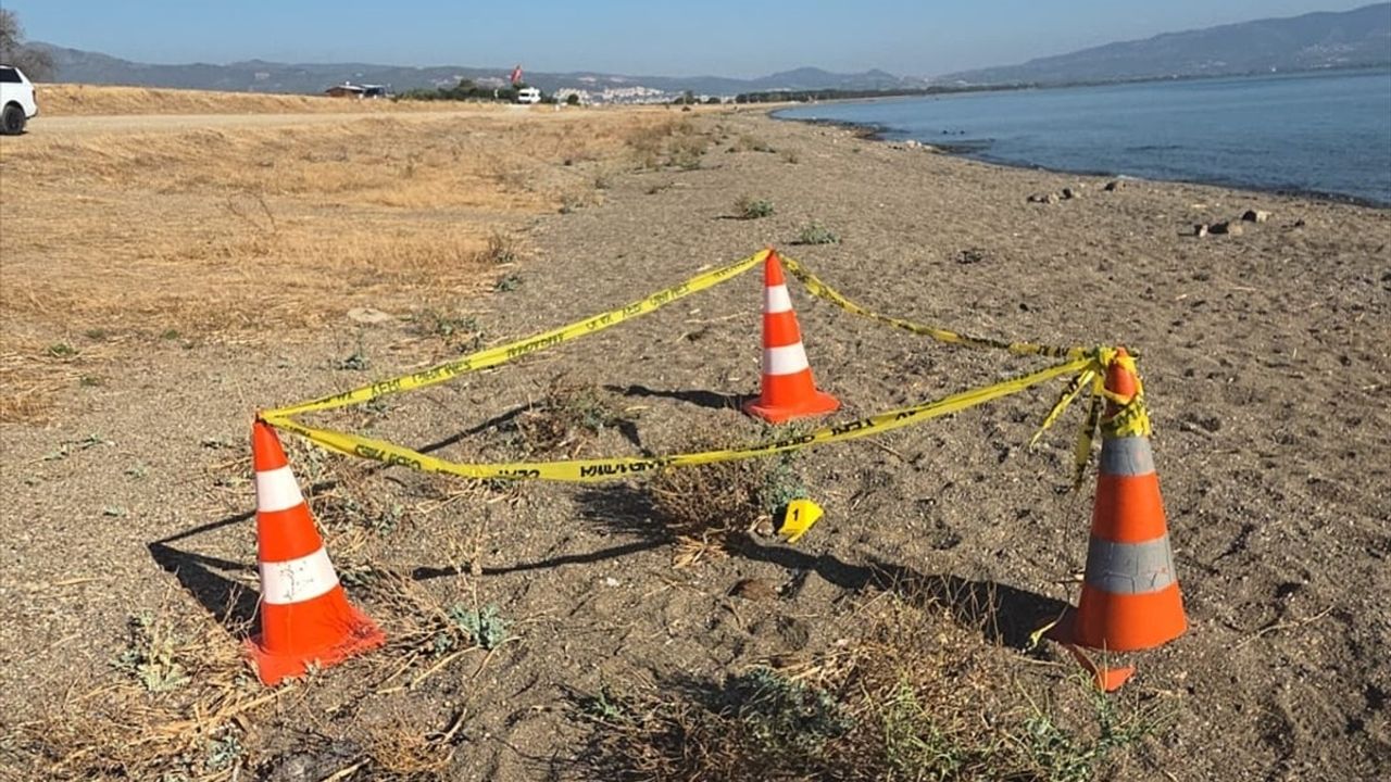Bursa'da İznik Gölü Orhangazi Sahilinde Patlamamış El Bombası İmha Edildi