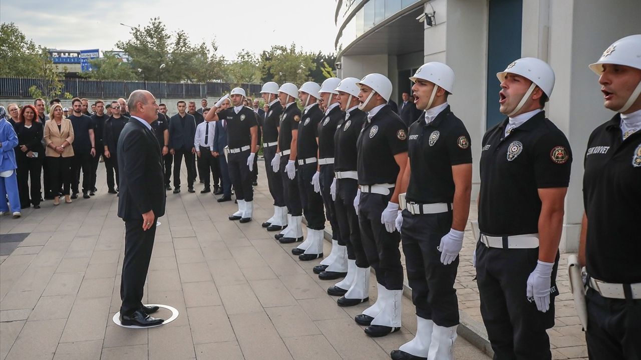Bursa Emniyet Müdürü Sabit Akın Zaimoğlu için Antalya görevine veda töreni