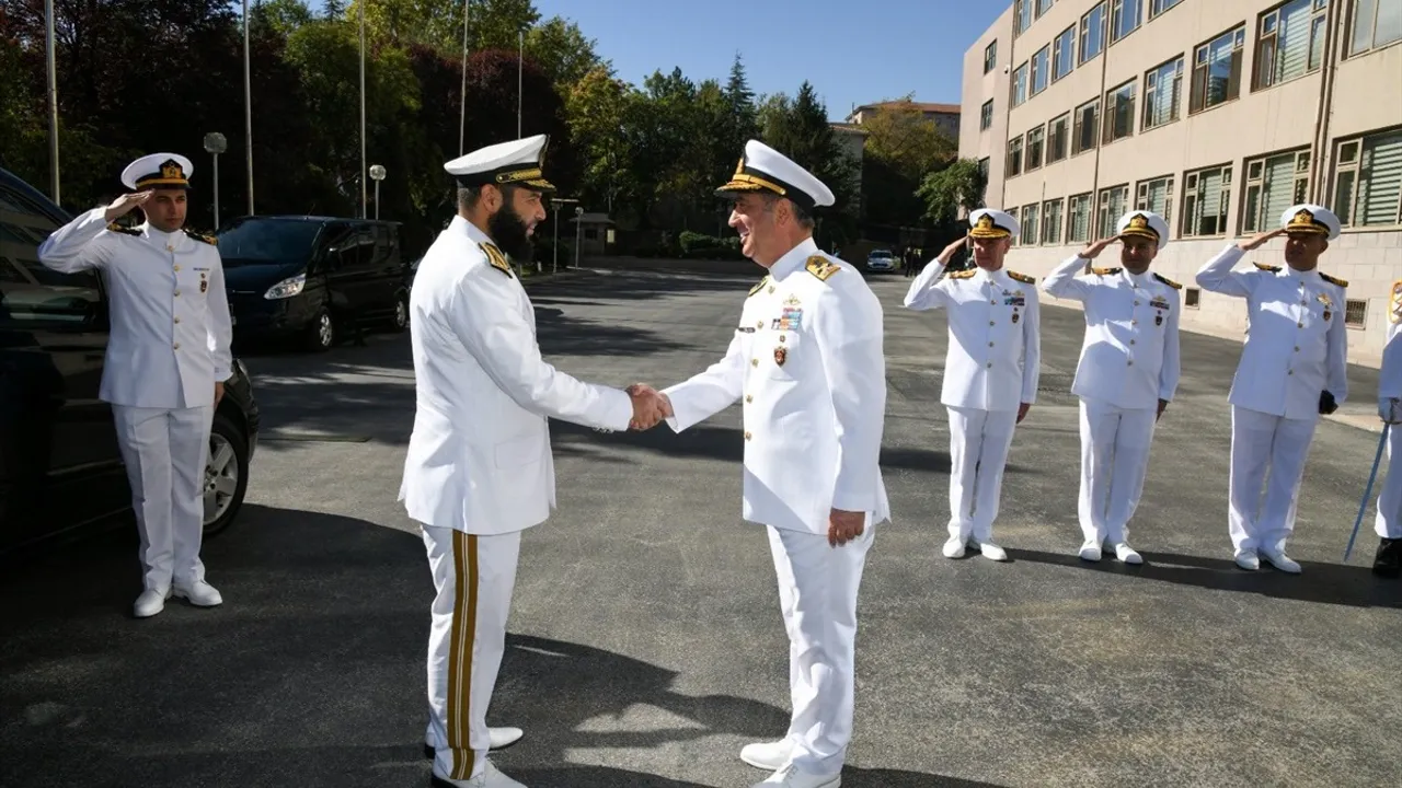 Deniz Kuvvetleri Komutanı Oramiral Tatlıoğlu, Suriye Deniz Kuvvetleri Komutanı Tuğgeneral Alsaud ile görüştü