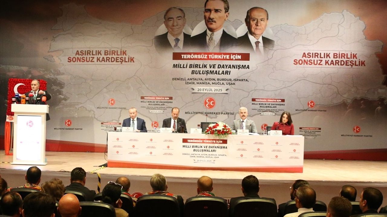 Denizli'de 'Terörsüz Türkiye: Asırlık Birlik, Sonsuz Kardeşlik' toplantısı — Akçay sürecin şeffaflığını vurguladı