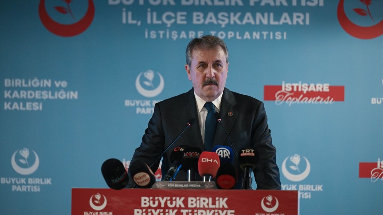 Destici: Güvenliğe yatırım zorunlu, Gazze'ye destek sürecek