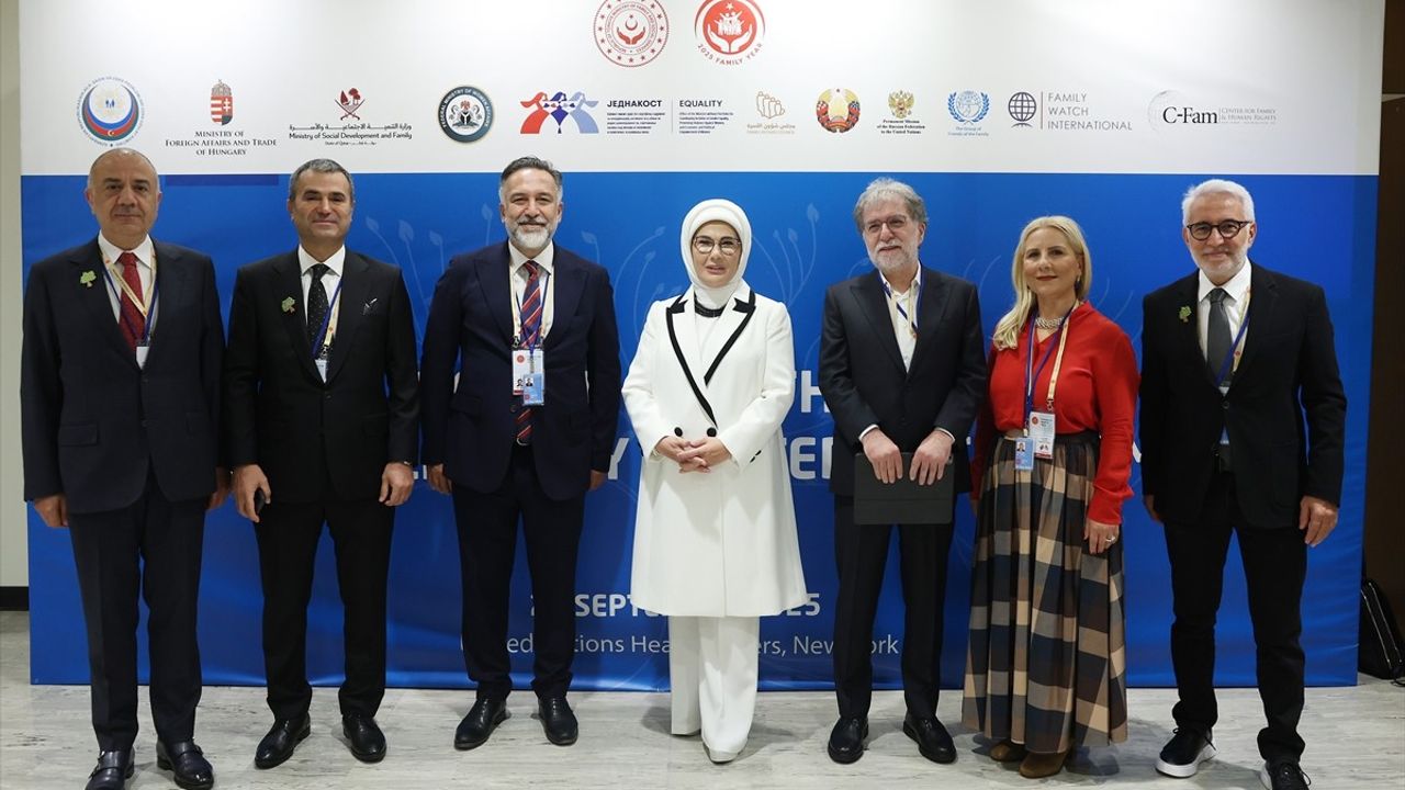 Emine Erdoğan'dan BM'de aile kurumunun güçlendirilmesi çağrısı