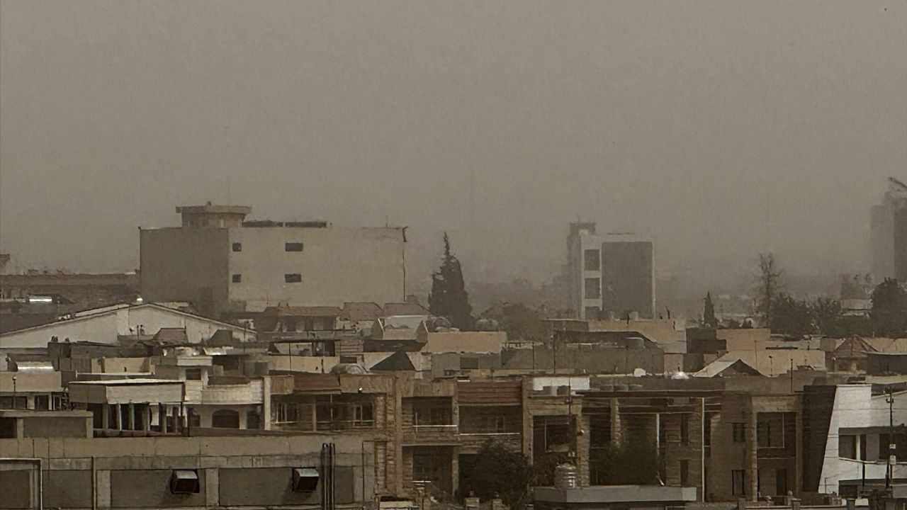 Erbil'de hava kirliliği: Kum fırtınaları günlük yaşamı zorluyor