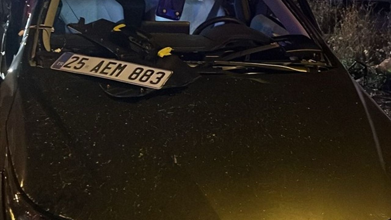 Erzurum'da otomobildeki çakmak tüpü patlaması: 2 kişi yaralandı