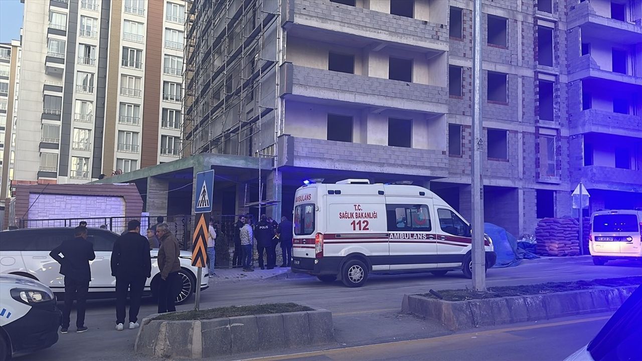 Erzurum Palandöken'de inşaatın 7. katından düşen işçi hayatını kaybetti