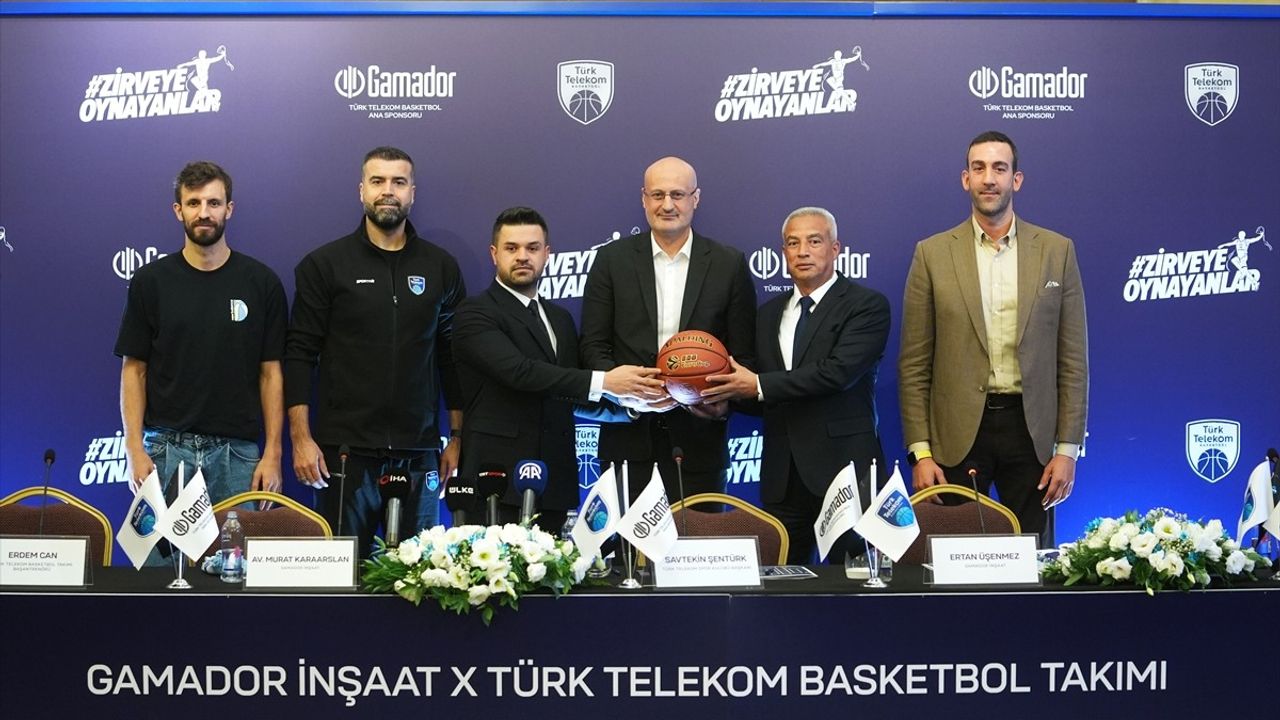 Gamador İnşaat, Türk Telekom Basketbol Takımı'nın Resmi Sponsoru Oldu