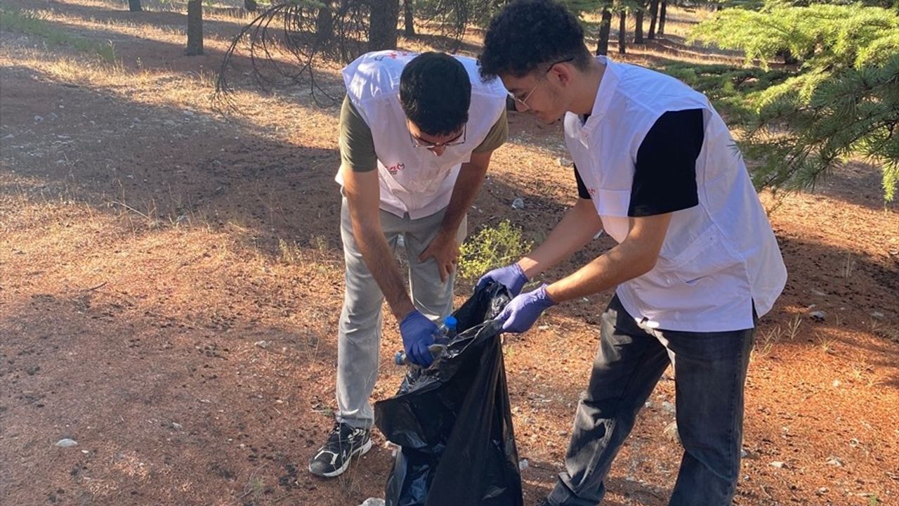 Genç Yeryüzü Doktorları, 'Çöpü Değil, Yangını Temizliyoruz' ile İstanbul, Ankara ve Isparta ormanlarında atık topladı