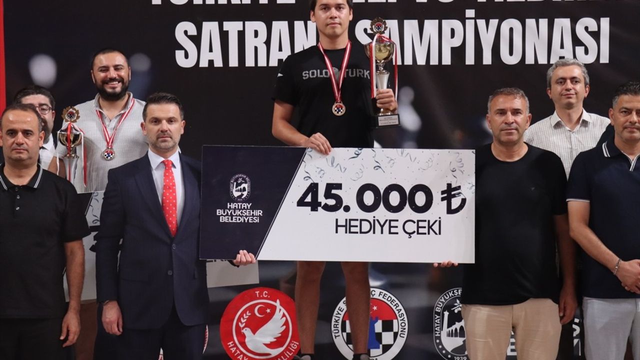 Hatay'da Türkiye Hızlı Satranç Şampiyonası tamamlandı: 165 sporcu yarıştı