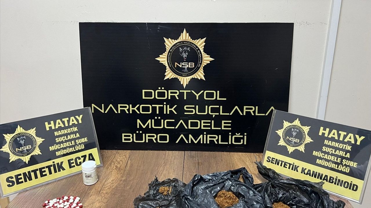 Hatay Dörtyol'da uyuşturucu operasyonu: 2 şüpheli tutuklandı