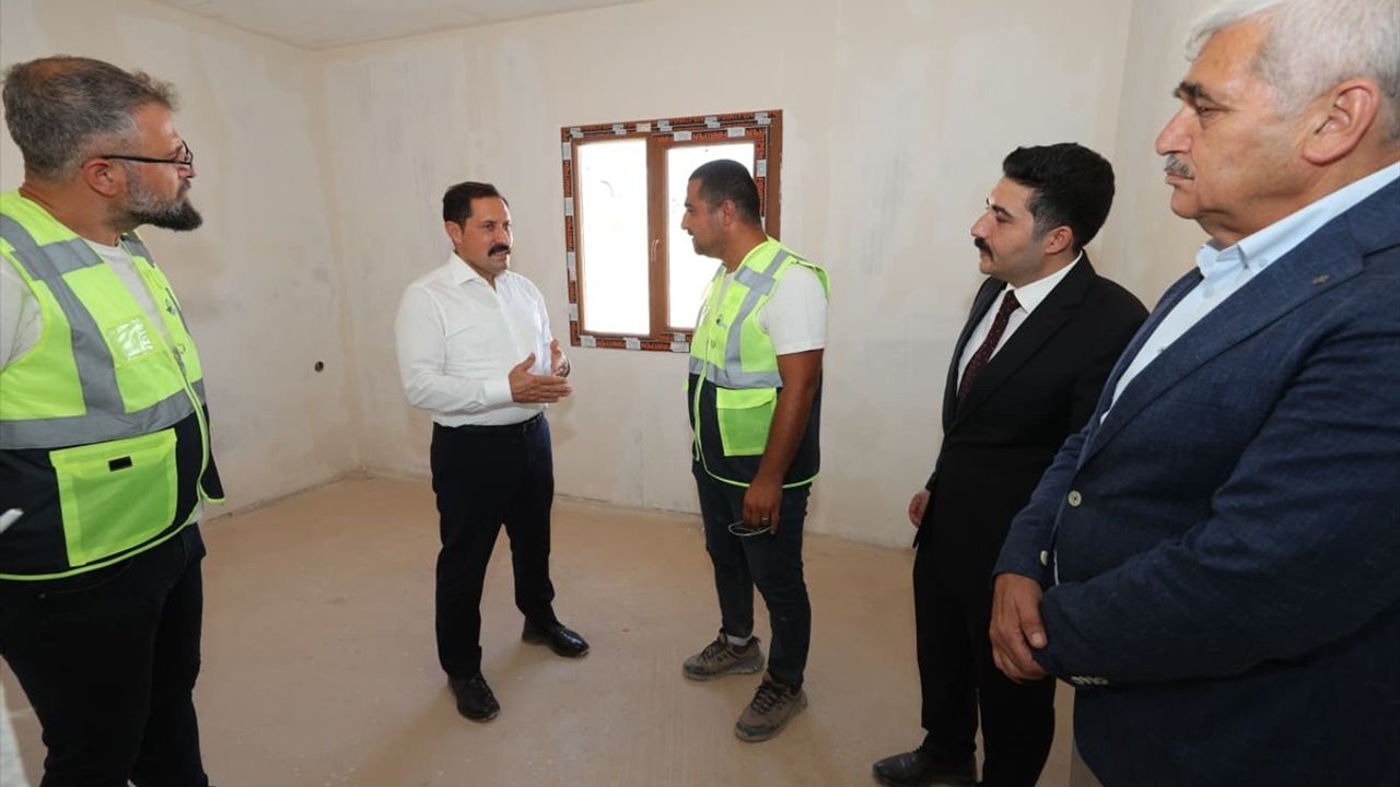 Hatay Yayladağı'nda 93 kırsal afet konutunun inşası sürüyor