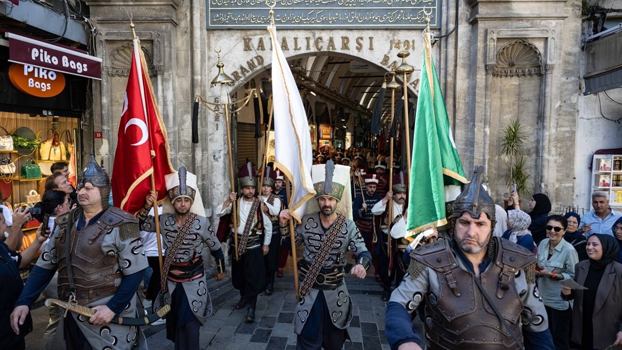 İstanbul'da 38. Ahilik Haftası kutlandı; Kapalıçarşı'dan Valiliğe yürüyüş ve Şed Kuşatma Töreni