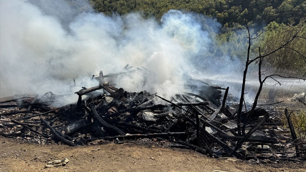 Karabük Safranbolu'da ev yangını ormana sıçradı; söndürme çalışmaları sürüyor