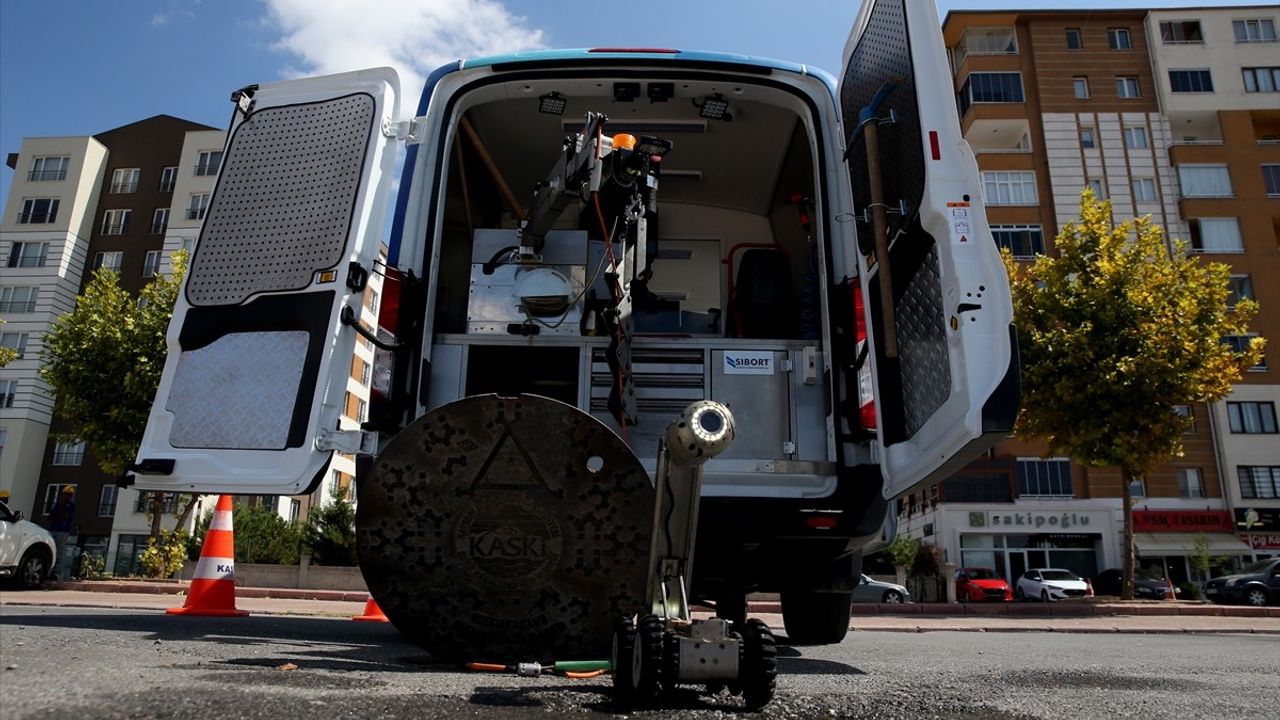 KASKİ, V150 Robotuyla Kanal Arızalarını Açık Kazı Yapmadan Tespit ve Gideriyor