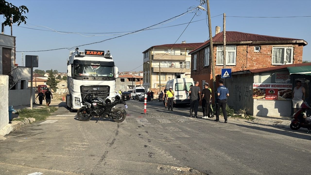 Kırklareli Yayla Mahallesi'nde tırın çarptığı kadın ağır yaralandı