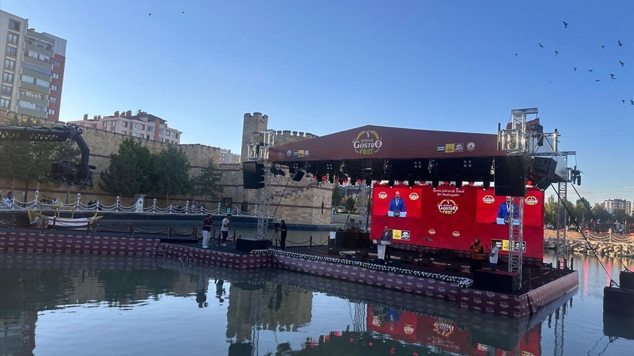 Konya GastroFest başladı — Konya mutfağı 4-7 Eylül'de Kalehan Ecdat Bahçesi'nde