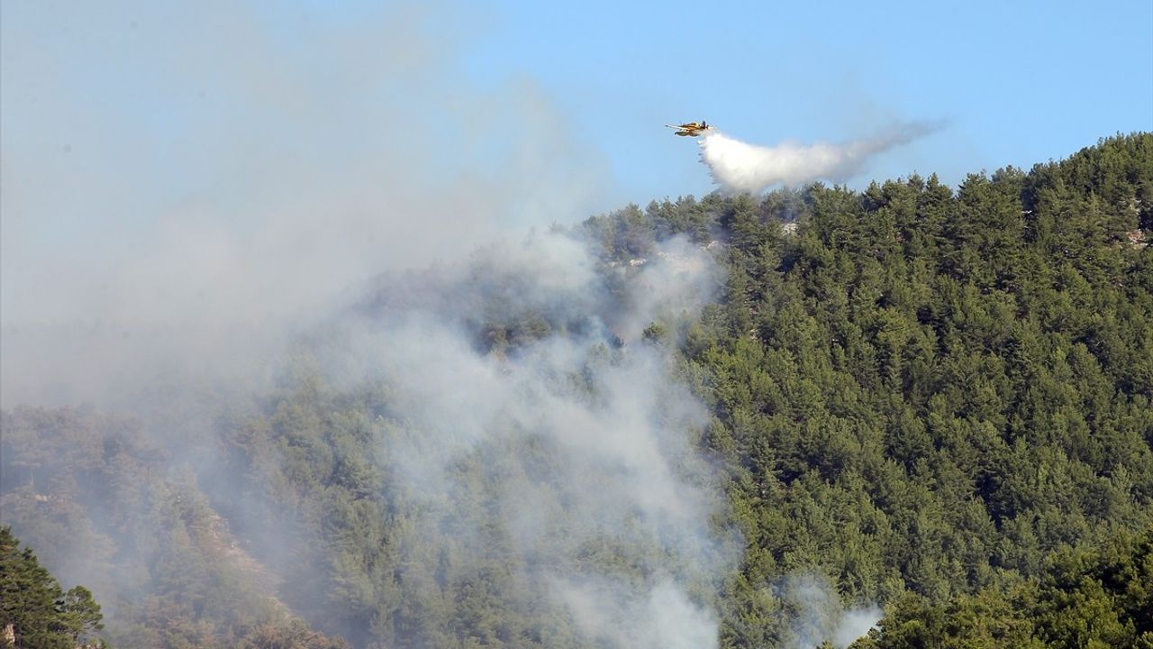 Köyceğiz'de Orman Yangını İkinci Günde: 218 Ev ve 582 Kişi Tahliye Edildi
