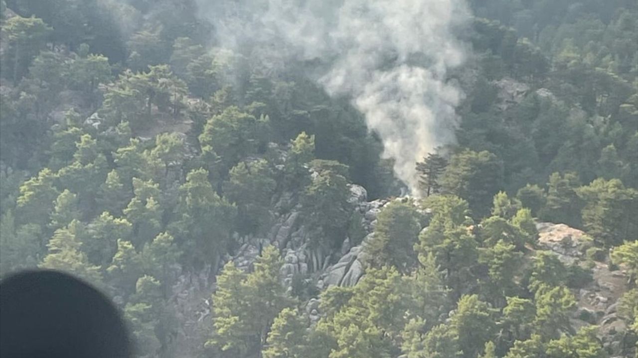 Manavgat'ta Altınkaya Mahallesi'ndeki orman yangını kontrol altına alındı