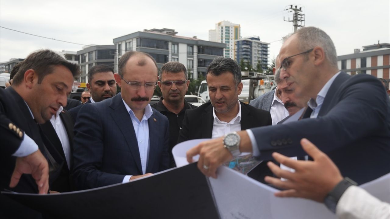 Mehmet Muş, Samsun'daki kamu yatırımlarını yerinde inceledi