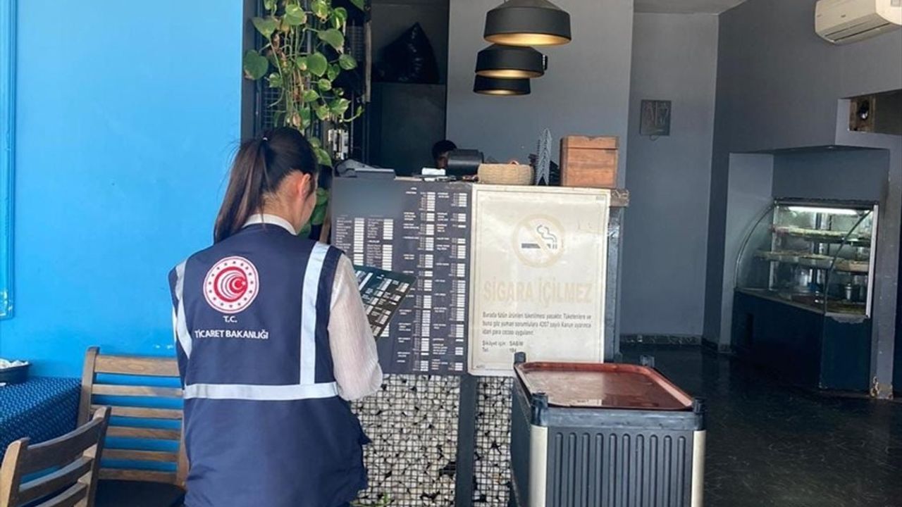 Mersin'de fiyat etiketi ve haksız fiyat artışı denetimlerinde 626 bin 868 lira idari para cezası