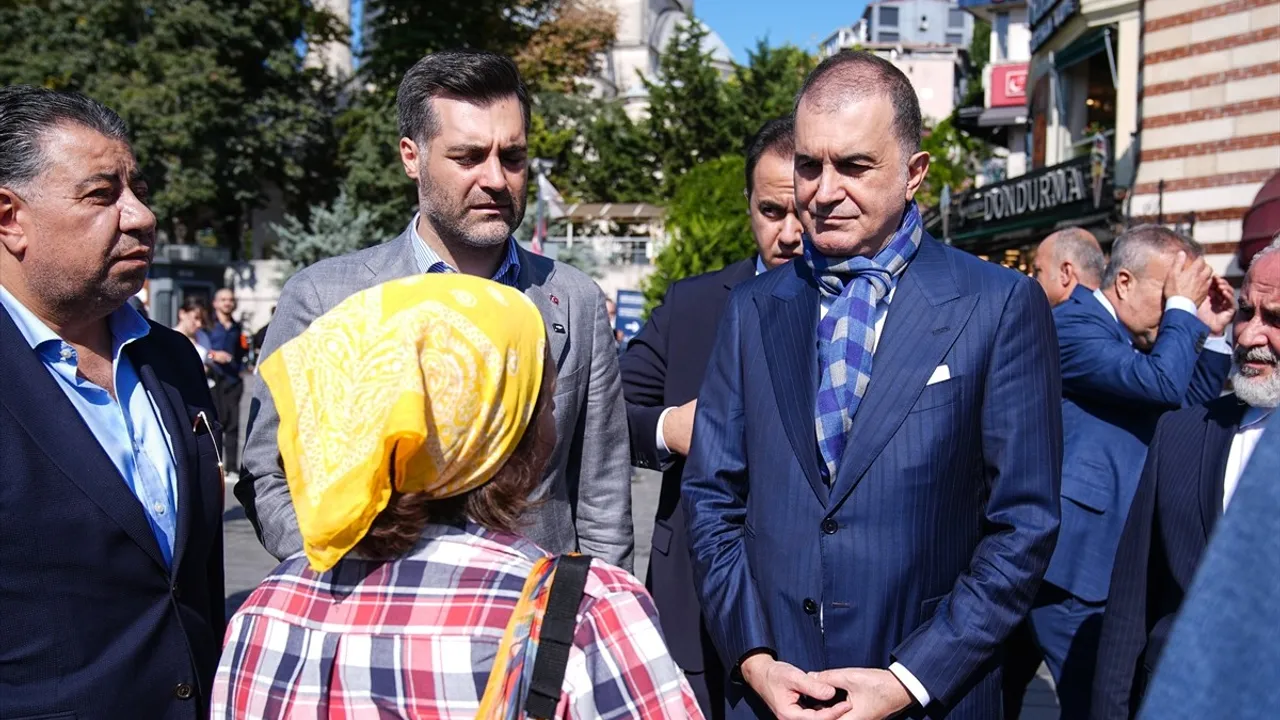 Ömer Çelik Üsküdar'da esnaf ve vatandaşlarla bir araya geldi