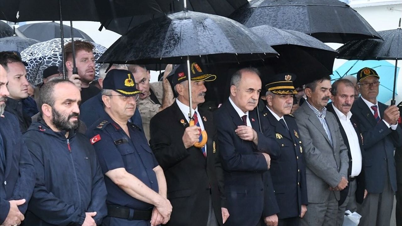Ordu'da Kıbrıs Gazisi Ünal Aktürk İçin Cenaze Töreni Düzenlendi