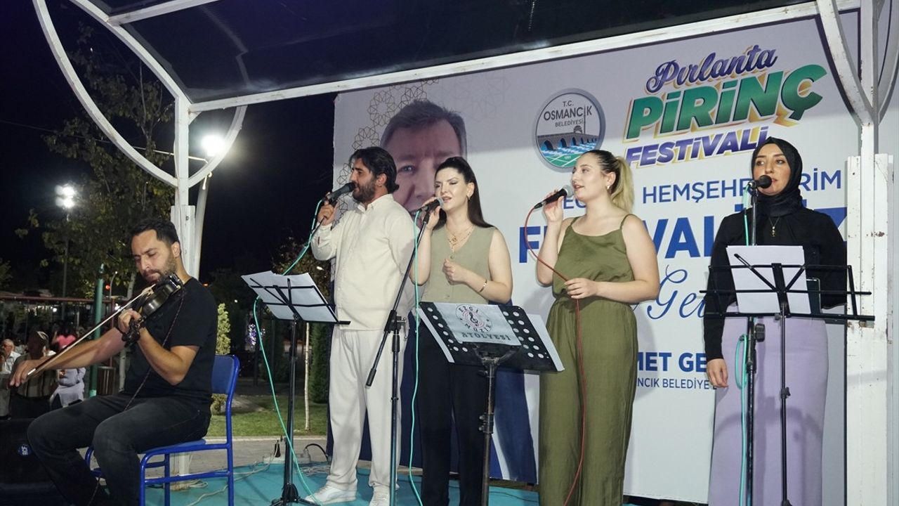 Osmancık'ta Pırlanta Pirinç Kültür ve Sanat Festivali başladı