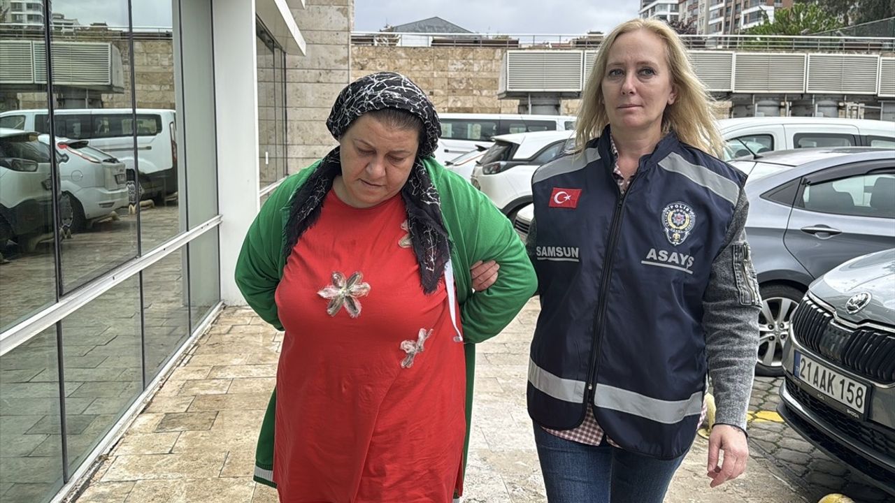 Samsun'da komşusunun evinden ziynet eşyası çalan zanlı adli kontrolle serbest bırakıldı