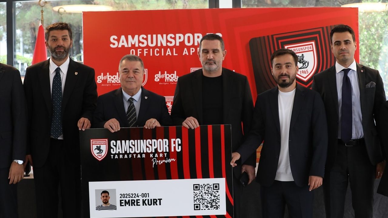 Samsunspor mobil uygulama ve taraftar kartını tanıttı: Dijitalleşmede yeni dönem