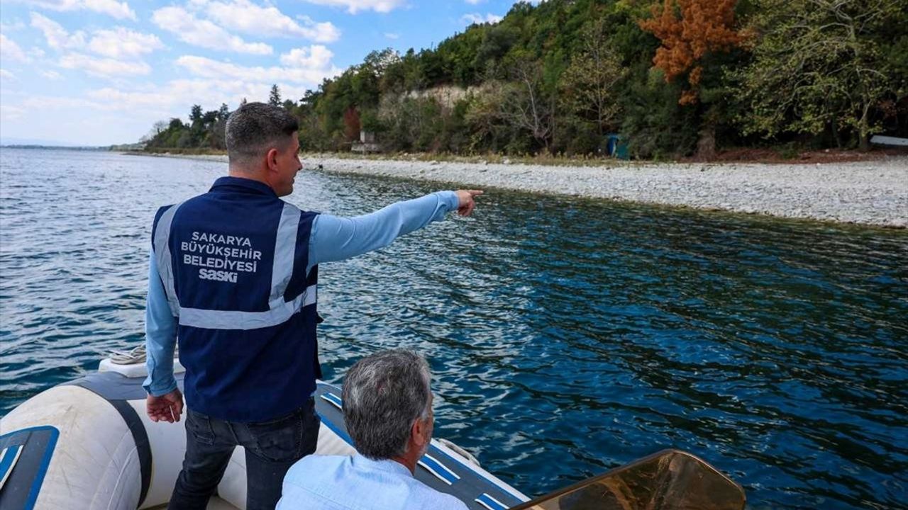 Sapanca Gölü'nde kaçak su kullanımına yönelik denetimler: 28 izinsiz hat için yasal işlem başlatılacak