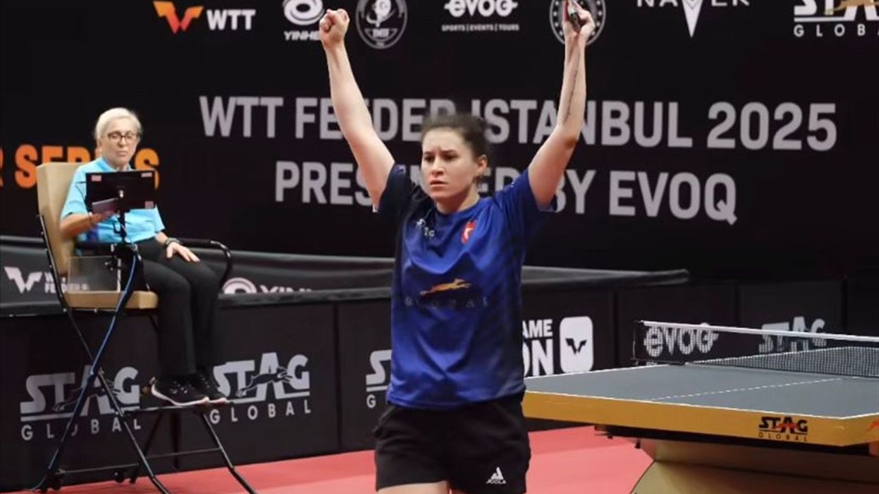 Sibel Altınkaya, İstanbul'daki WTT Feeder Turnuvası'nda gümüş madalya kazandı