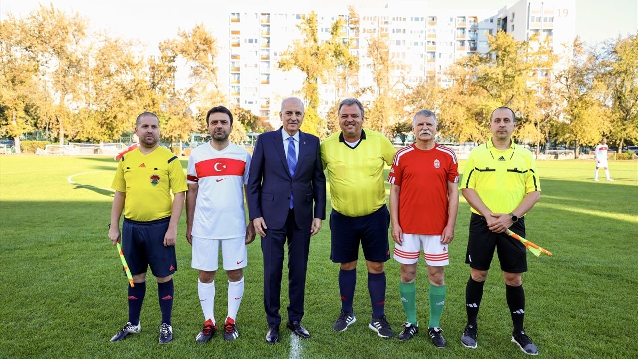 TBMM Başkanı Kurtulmuş, Budapeşte’de Türkiye–Macaristan Parlamenterler Dostluk Maçını İzledi