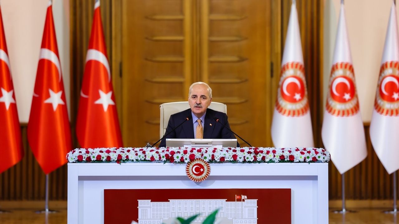 TBMM Başkanı Kurtulmuş: Nihai barış, huzur ve kardeşlik Türkiye için öncelik olmalı