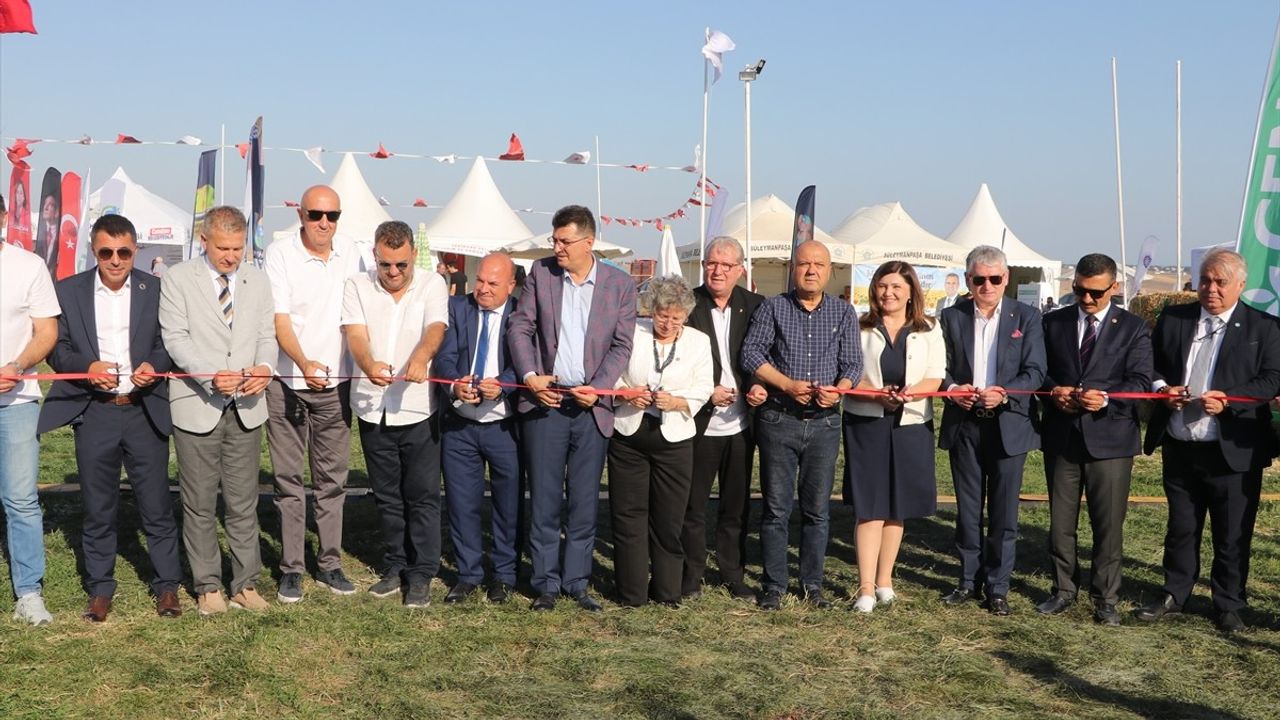 Tekirdağ'da 15. Tarım ve Teknoloji Günleri Fuarı Karaevli'de açıldı